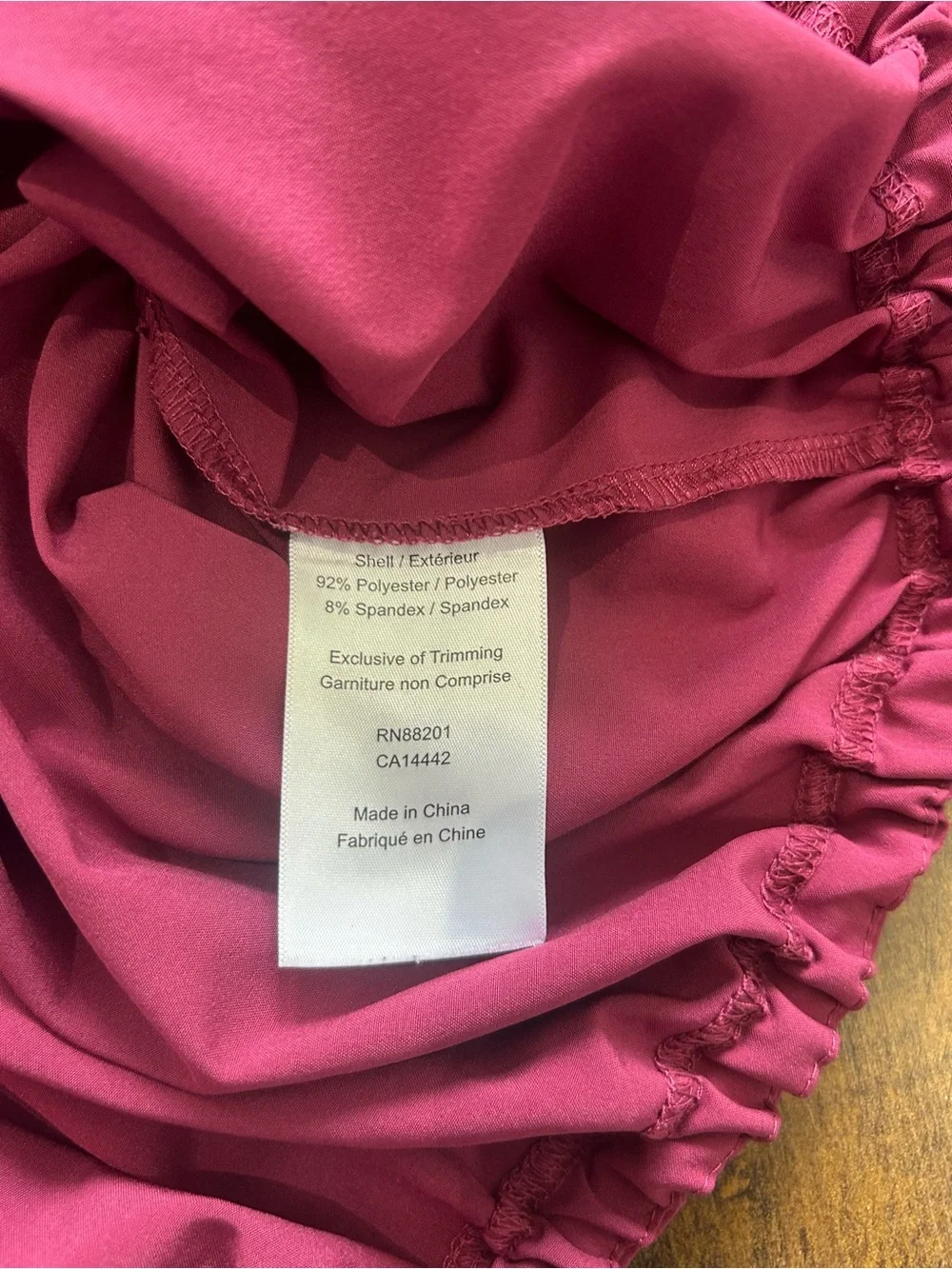 Mondetta Women's Fuchsia Athletic Pullover - Picture 5 of 5